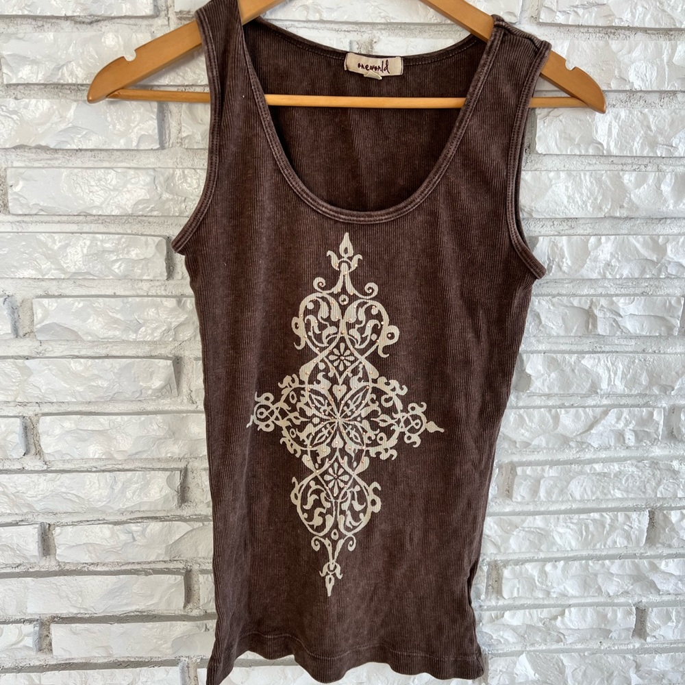One World Sparkly Tank Top
